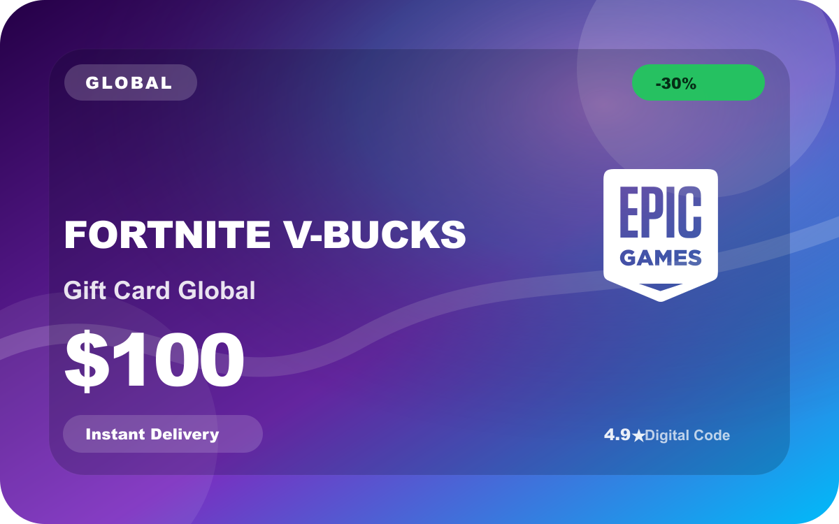 Fortnite V-Bucks Gift Card Global $100