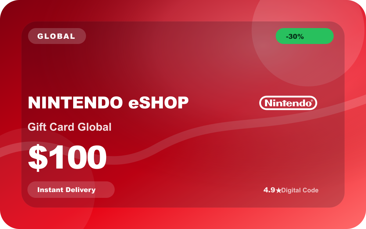 Nintendo eShop Gift Card Global $100