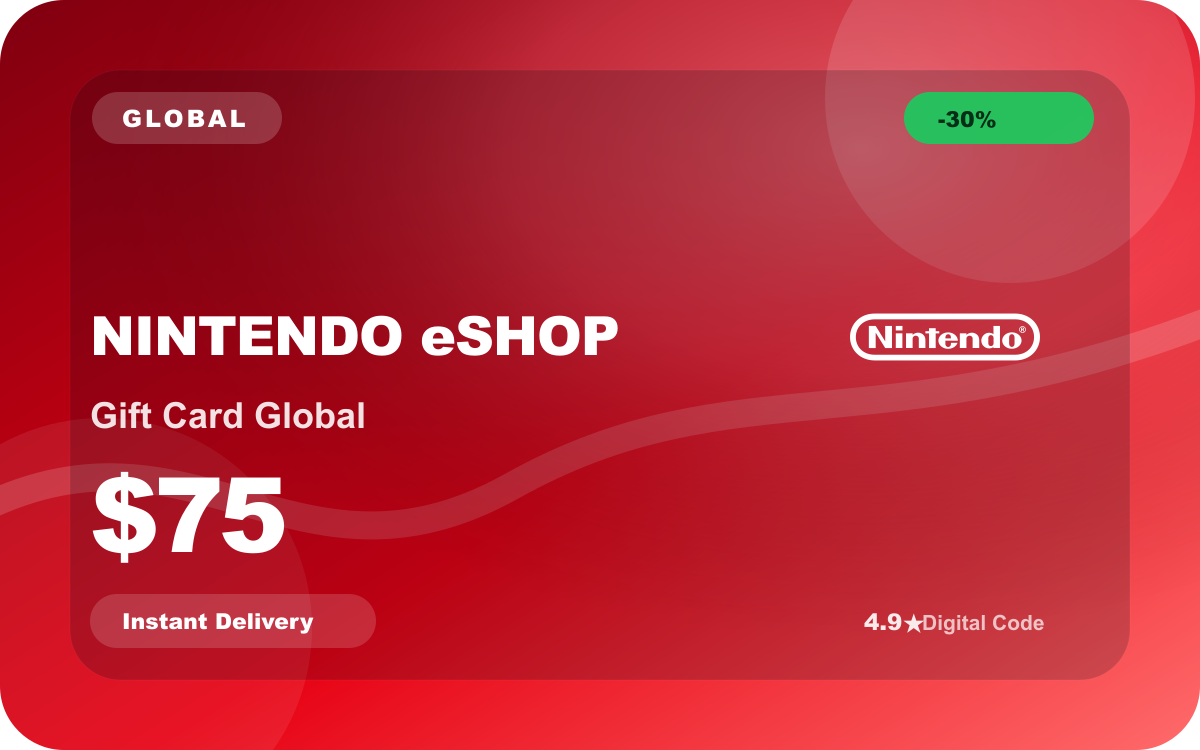 Nintendo eShop Gift Card Global $75