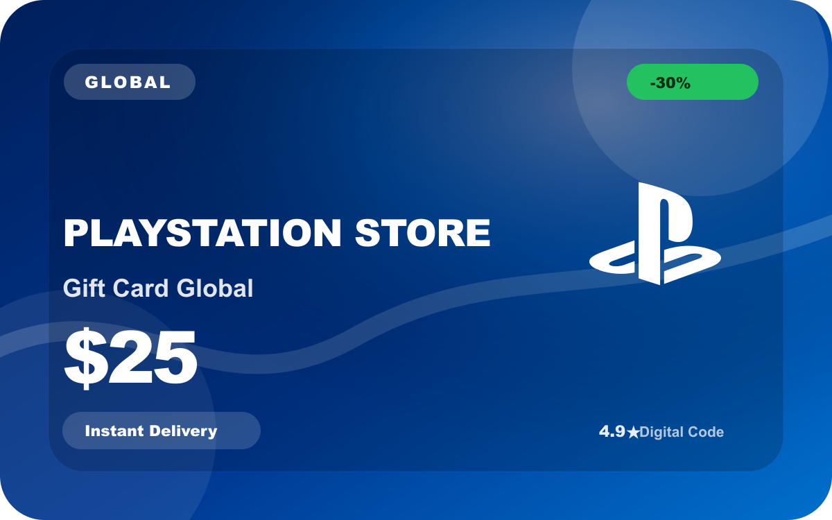 PlayStation Store Gift Card Global $25