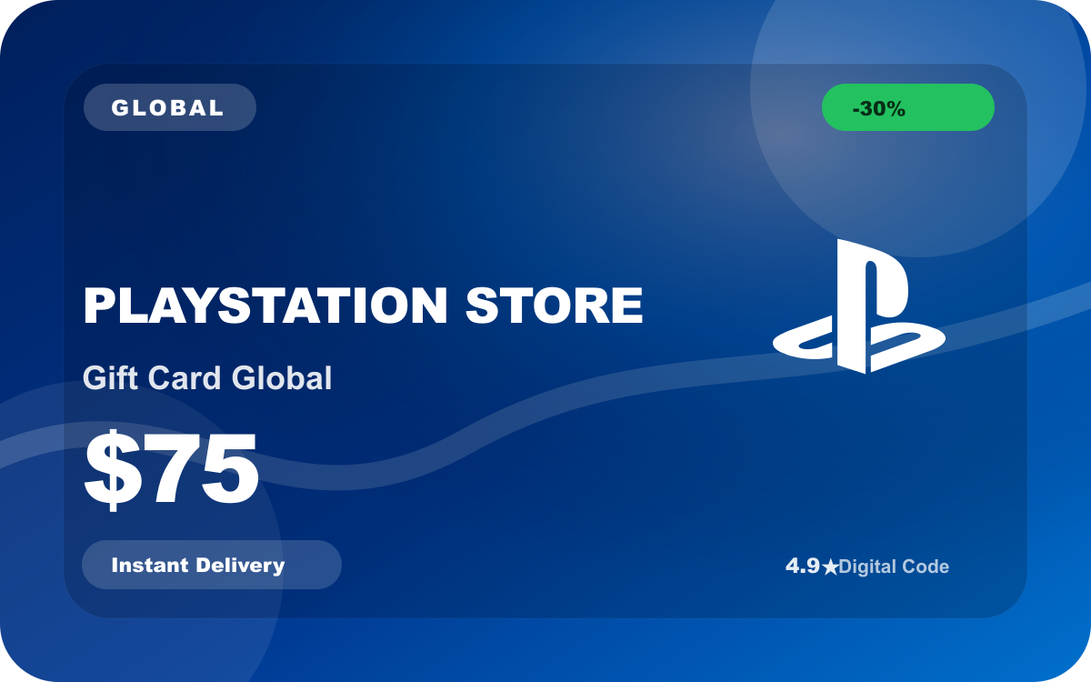 PlayStation Store Gift Card Global $75