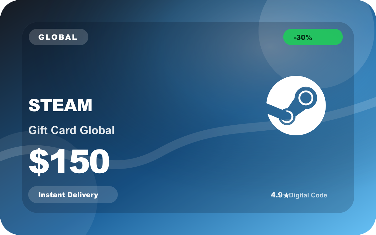 Steam Gift Card Global $150