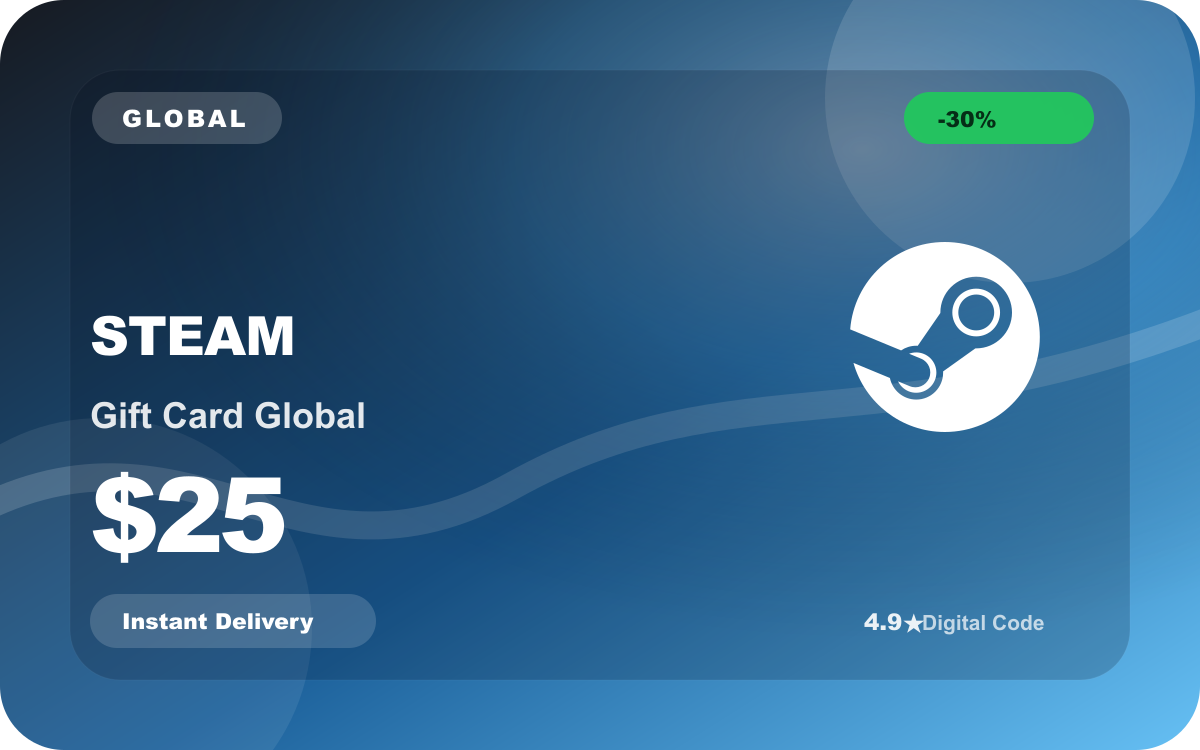 Steam Gift Card Global $25