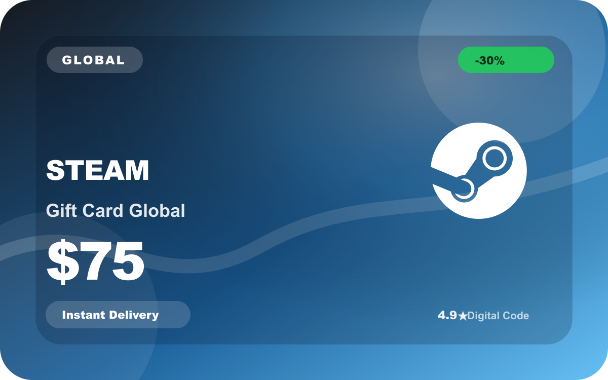 Steam Gift Card Global $75