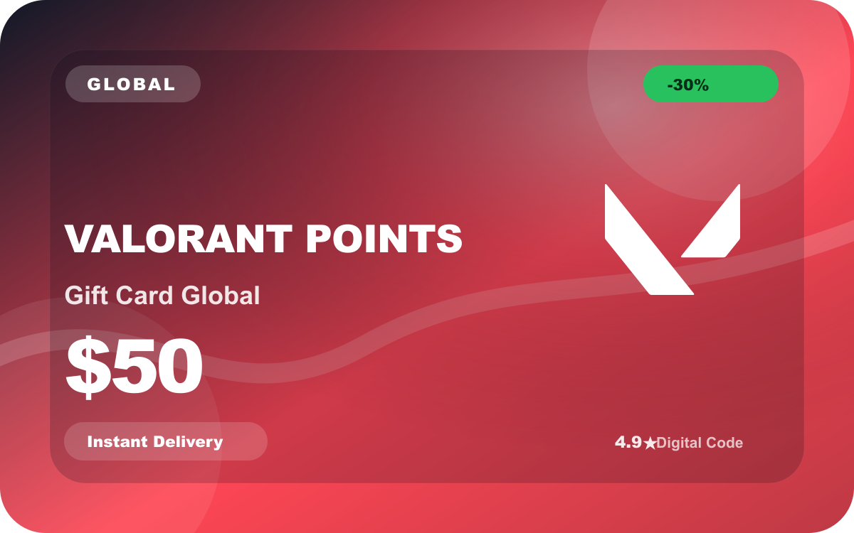 Valorant Points Gift Card Global $50