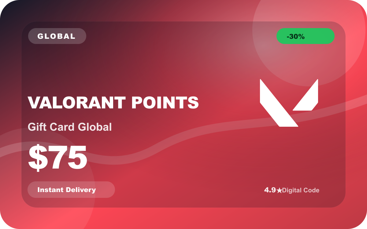 Valorant Points Gift Card Global $75